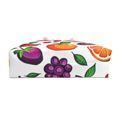 Sac de voyage à motif de fruits colorés | Sac fourre-tout Citron Cerise Fraise | Sac de plage | Grand sac fourre-tout | Sac fourre-tout maman | Cadeau pour maman