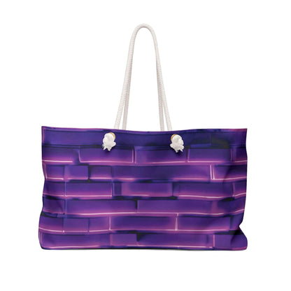 Sac de Voyage Motif Brique Violette | Brique Dégradée, Grand Cabas