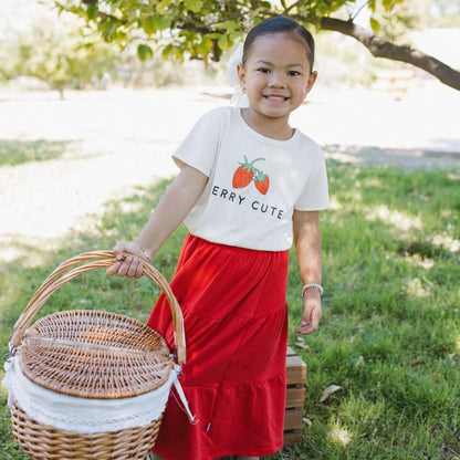 Baby/Kids Graphic Bamboo T-Shirt | "I Love Me" | Rose