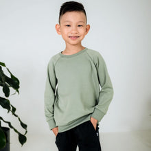 Youth Bamboo Fleece Raglan Pullover | Terracotta