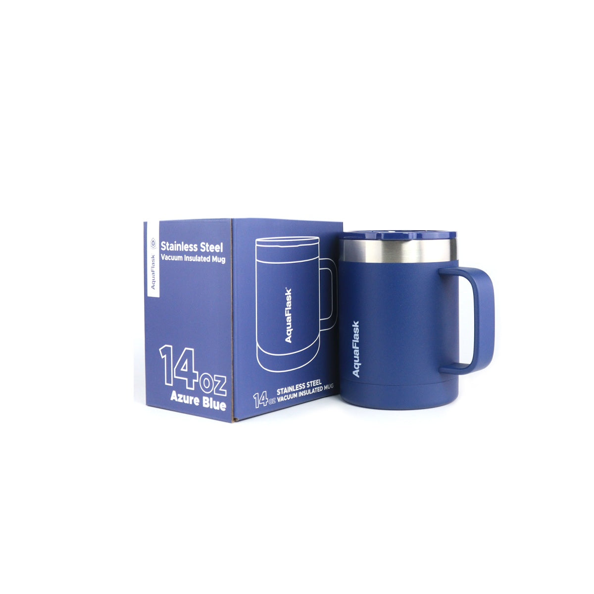 Mug Aquaflask isotherme avec couvercle et anse 415 ml (14 oz)