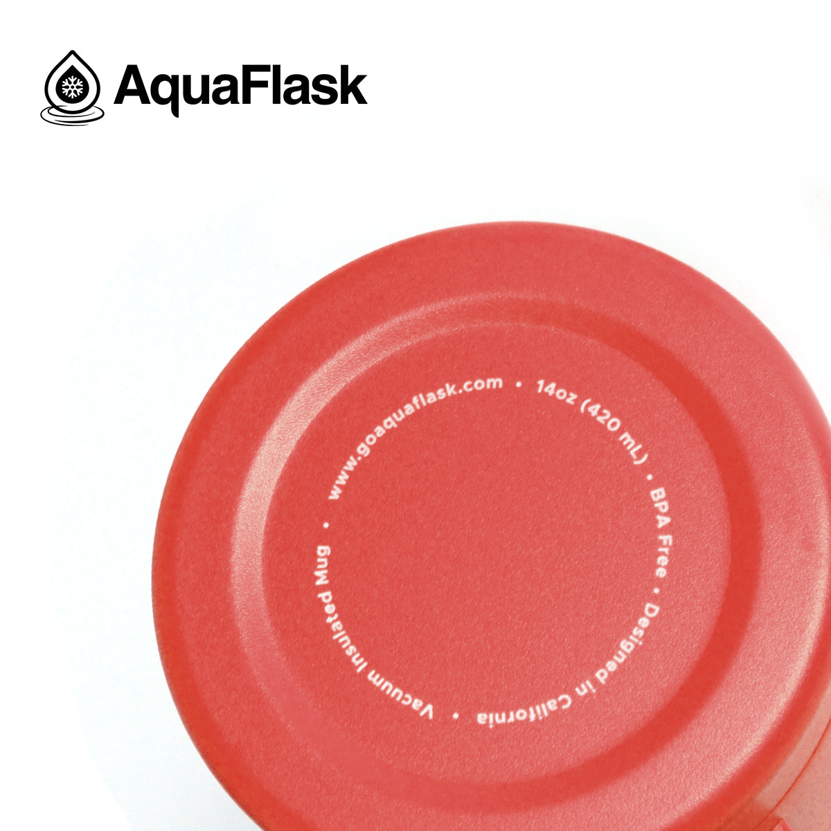 Mug Aquaflask isotherme avec couvercle et anse 415 ml (14 oz)