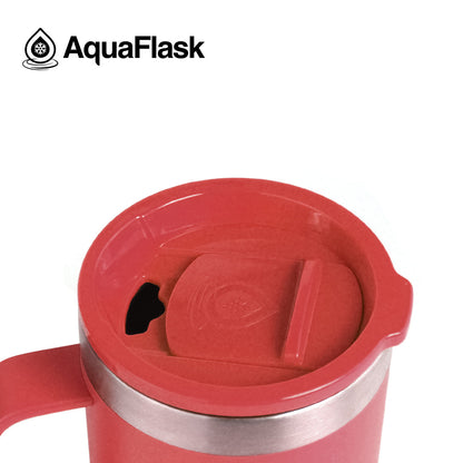 Mug Aquaflask isotherme avec couvercle et anse 415 ml (14 oz)