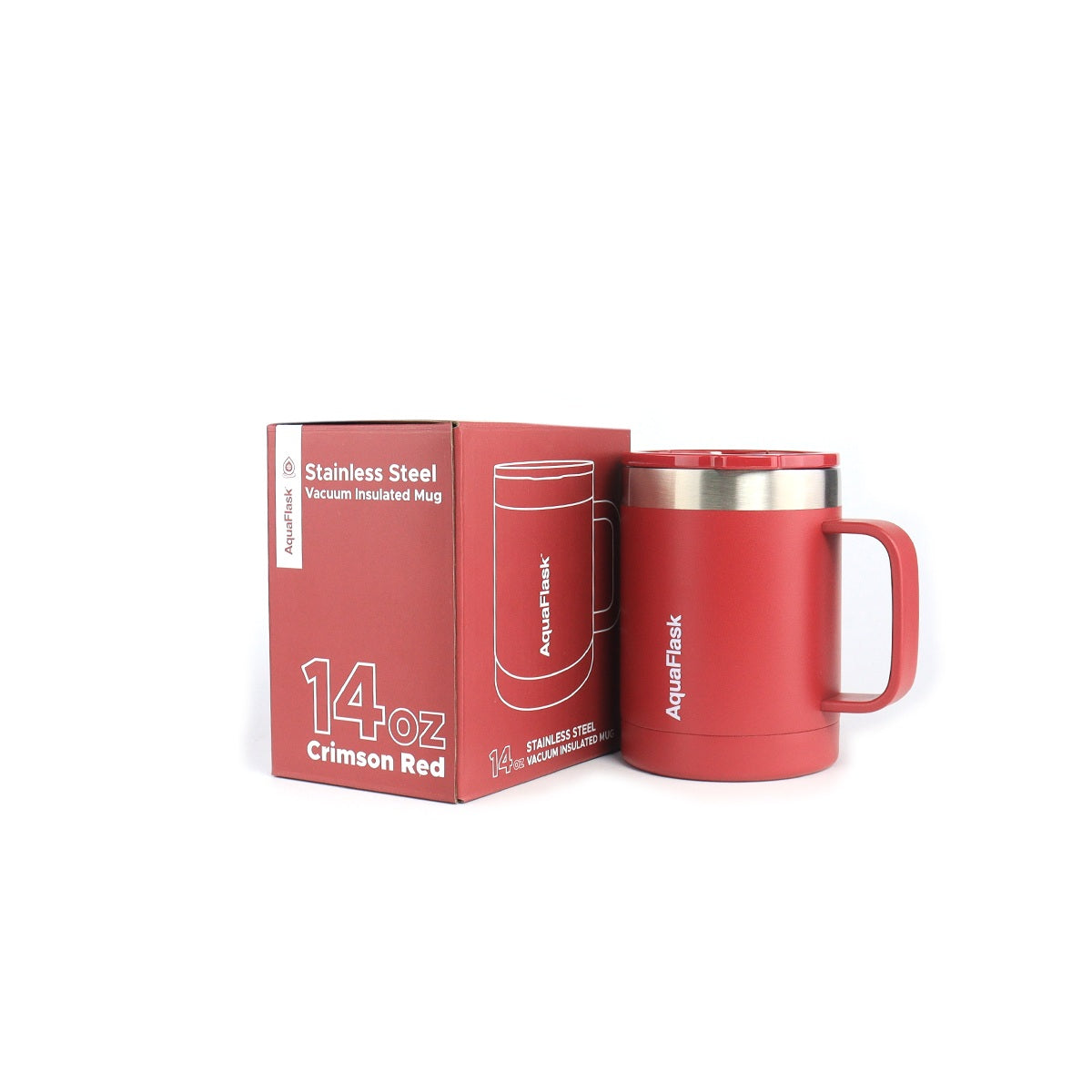 Mug Aquaflask isotherme avec couvercle et anse 415 ml (14 oz)