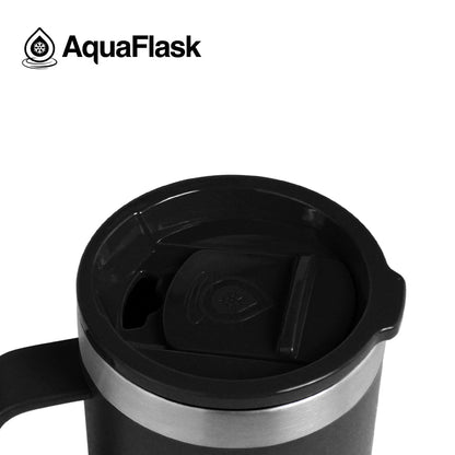 Mug Aquaflask isotherme avec couvercle et anse 415 ml (14 oz)