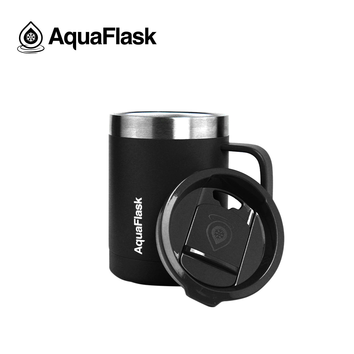 Mug Aquaflask isotherme avec couvercle et anse 415 ml (14 oz)