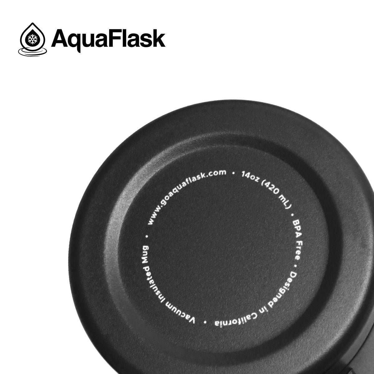 Mug Aquaflask isotherme avec couvercle et anse 415 ml (14 oz)