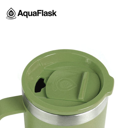 Mug Aquaflask isotherme avec couvercle et anse 415 ml (14 oz)
