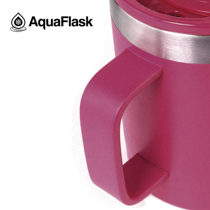 Mug Aquaflask isotherme avec couvercle et anse 415 ml (14 oz)