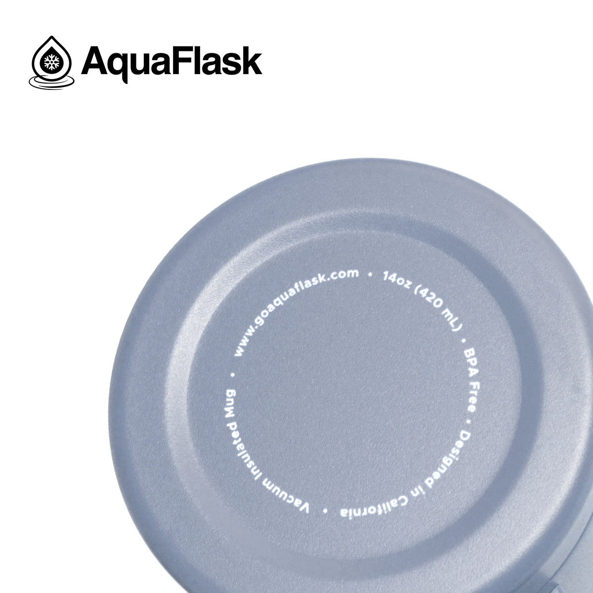Mug Aquaflask isotherme avec couvercle et anse 415 ml (14 oz)