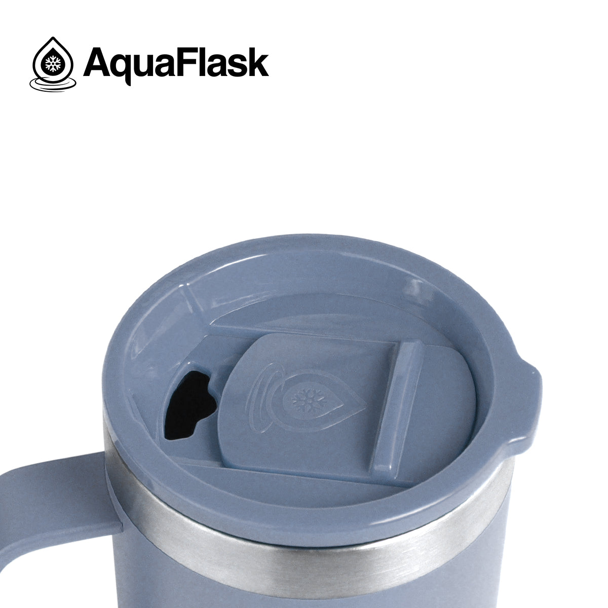 Mug Aquaflask isotherme avec couvercle et anse 415 ml (14 oz)