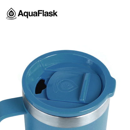 Mug Aquaflask isotherme avec couvercle et anse 415 ml (14 oz)