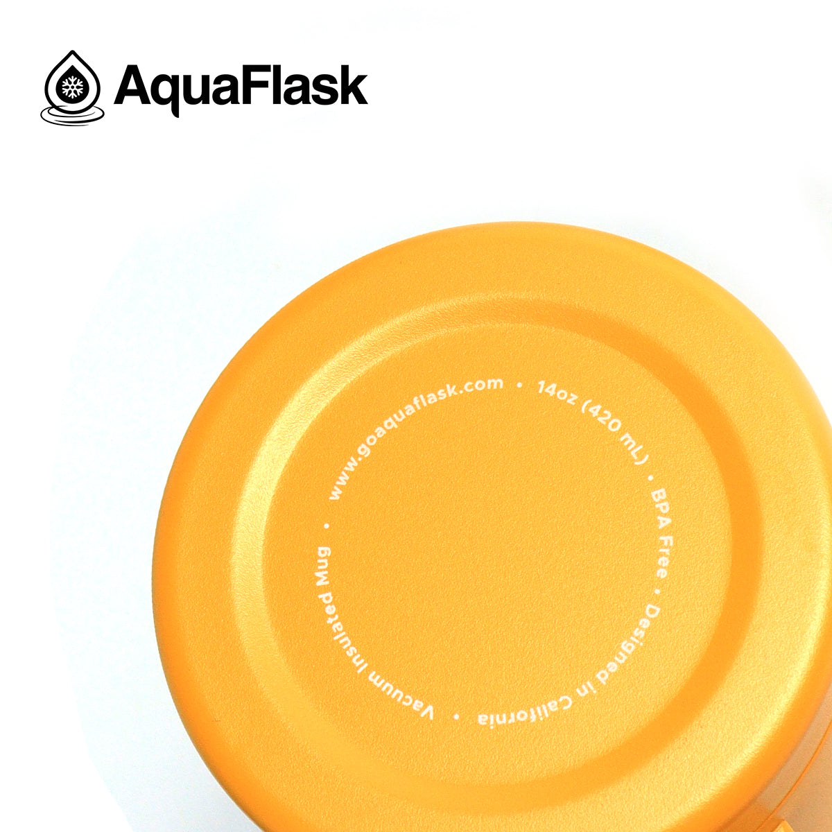 Mug Aquaflask isotherme avec couvercle et anse 415 ml (14 oz)