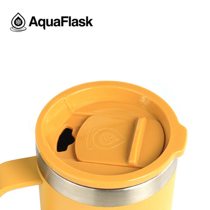 Mug Aquaflask isotherme avec couvercle et anse 415 ml (14 oz)
