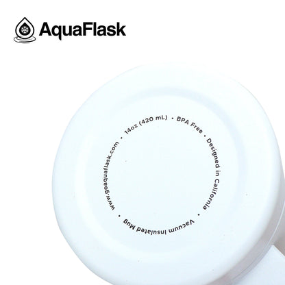 Mug Aquaflask isotherme avec couvercle et anse 415 ml (14 oz)
