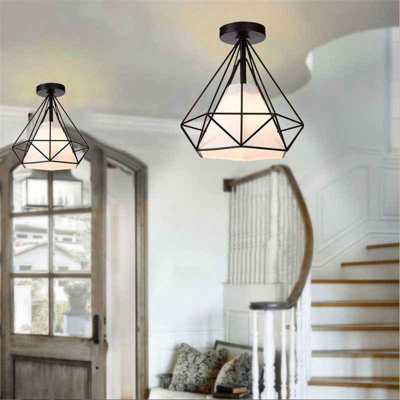 Plafonnier LED minimaliste moderne – Luminaire suspendu réglable noir ou blanc pour salon, chambre et maison