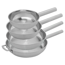 COMBEKK | Stainless Steel Fry Pan Set of 4