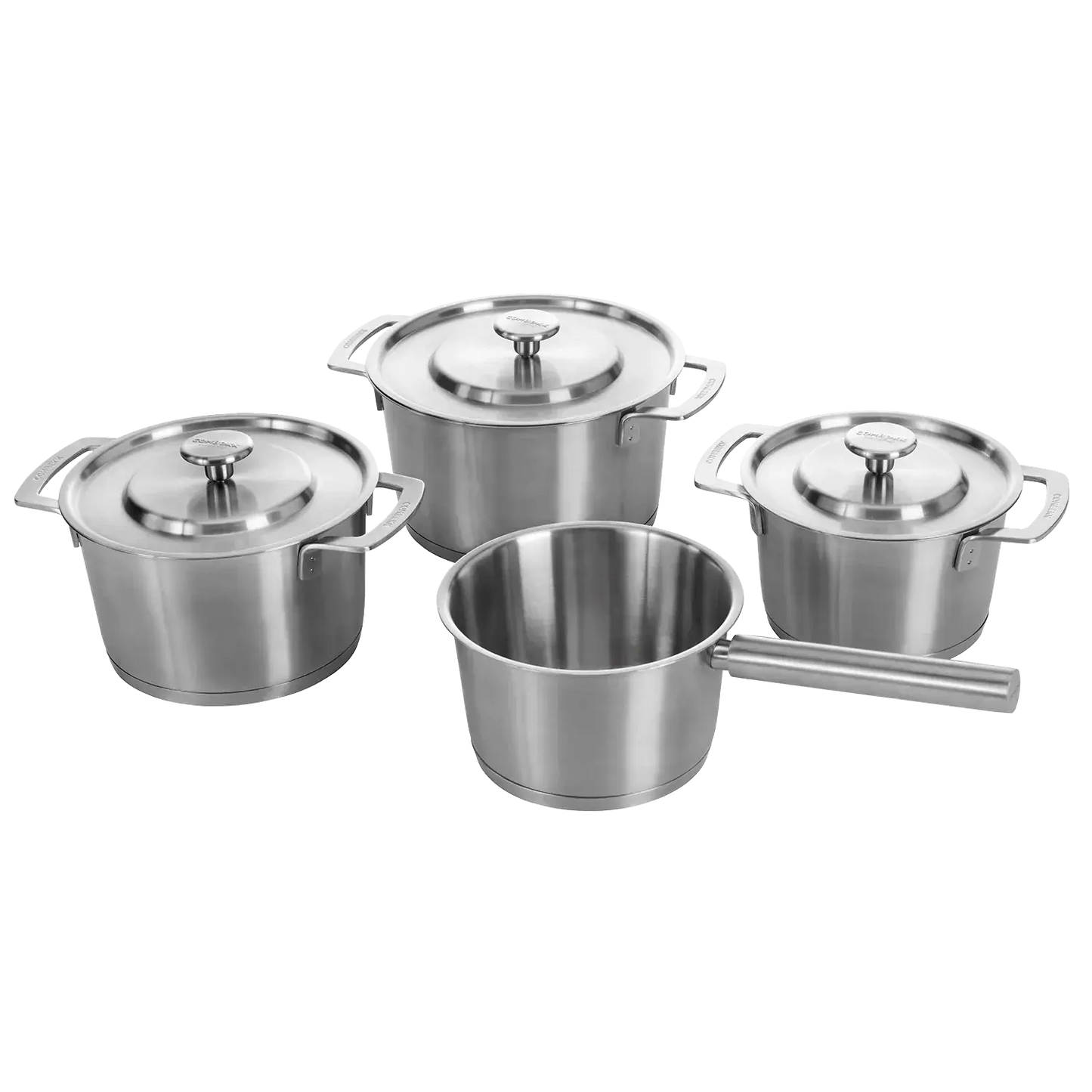 COMBEKK | SET DE 4 USTENSILES DE CUISINE EN ACIER INOXYDABLE