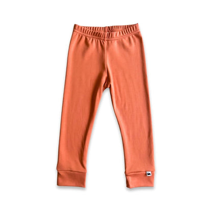 Baby Bamboo Leggings | Burnt Brick