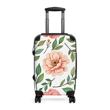 Floral Carry-On Suitcase — Pink Peony Travel Luggage