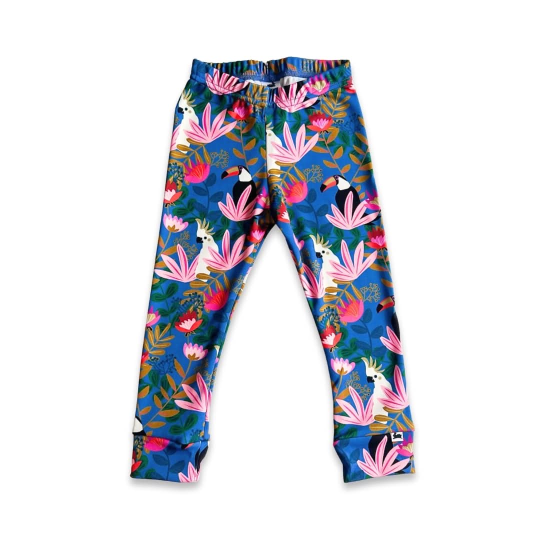 Kids' Bamboo Leggings | Garden Snakes
