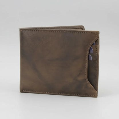 Portefeuille bifold homme RFID avec étui à cartes amovible