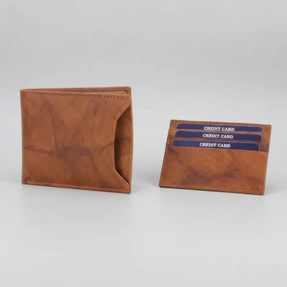 Portefeuille bifold homme RFID avec étui à cartes amovible