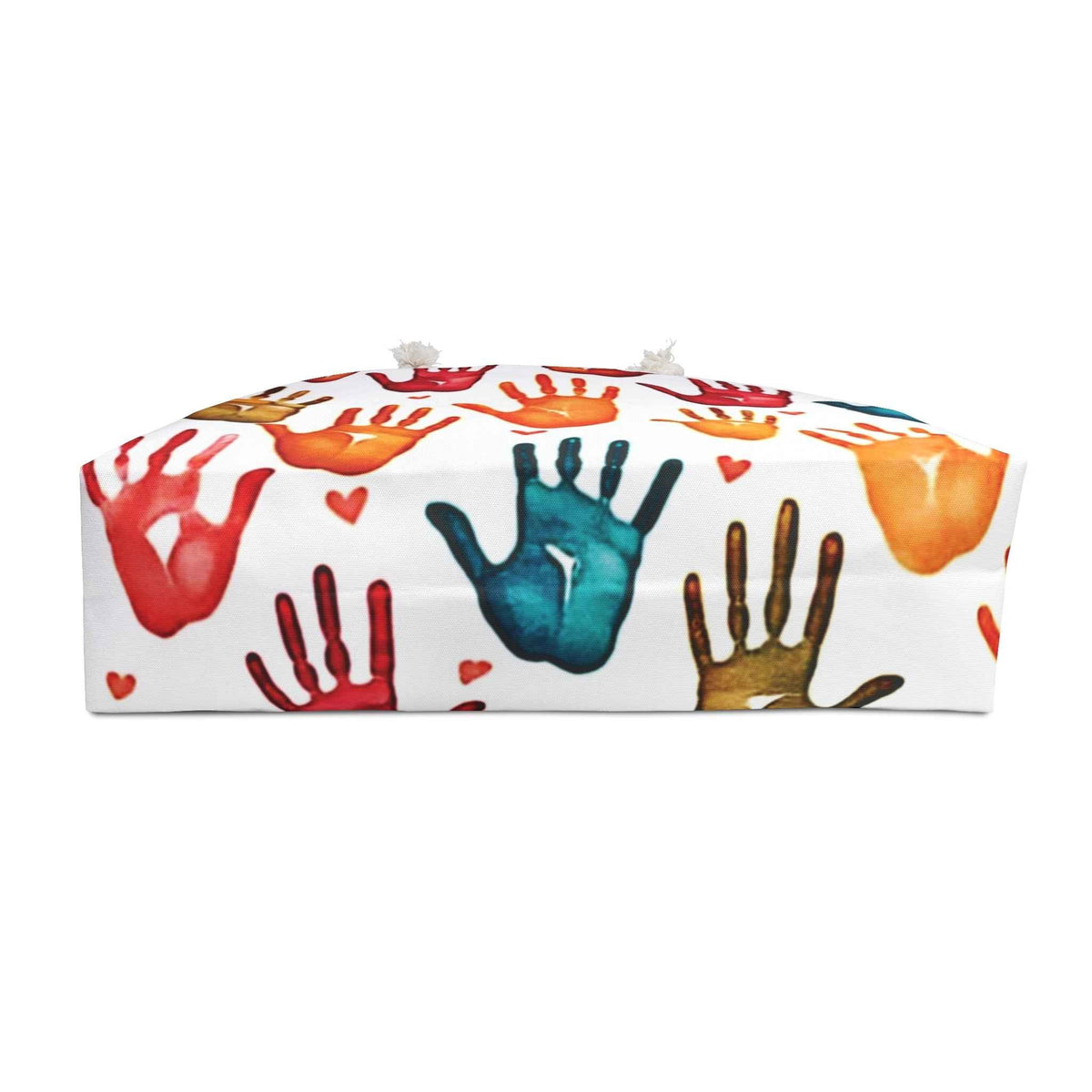 Sac de voyage Empreintes de mains colorées | Motif Mains peintes