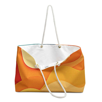 Sac week-end vague de couleur abstraite | Grand sac de plage