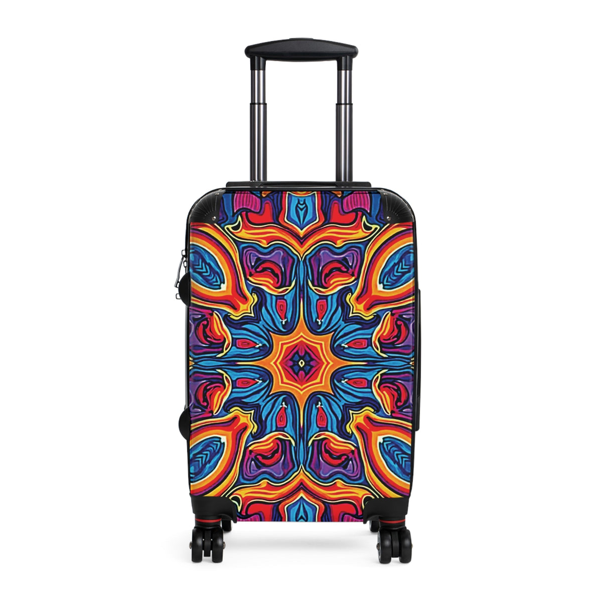 Valise cabine motif Kaléidoscope – Bagage de voyage bohème et vif