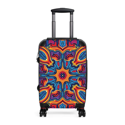 Valise cabine motif Kaléidoscope – Bagage de voyage bohème et vif