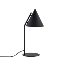 CONO Black Modern Minimalist Table Lamp for Bedroom & Nightstand