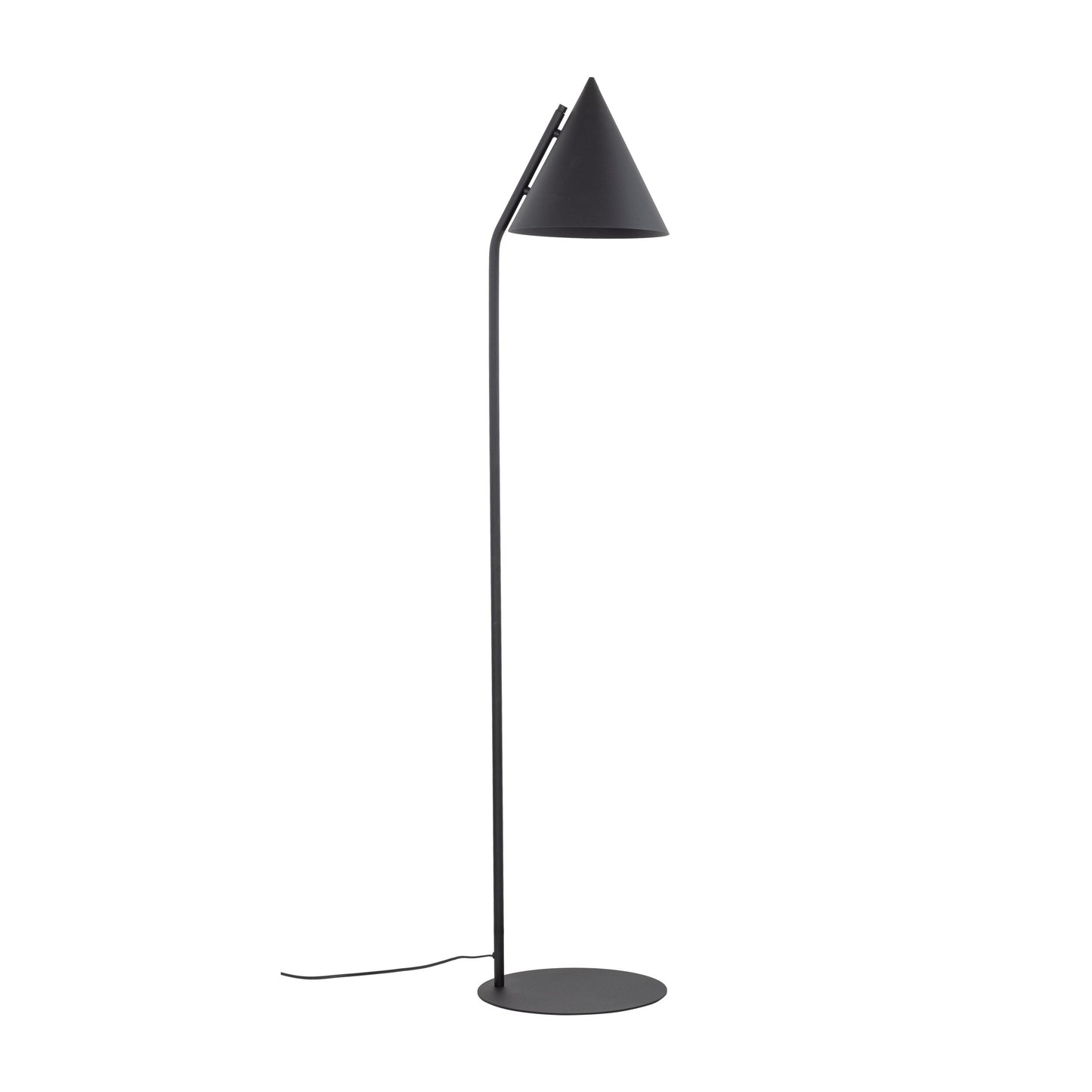 Lampadaire CONO noir, moderne et minimaliste, pour salon et coin lecture (Déstockage)