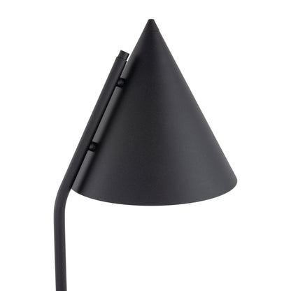 Lampadaire CONO noir, moderne et minimaliste, pour salon et coin lecture (Déstockage)