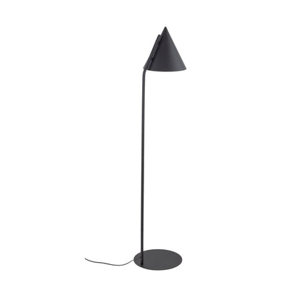 Lampadaire CONO noir, moderne et minimaliste, pour salon et coin lecture (Déstockage)