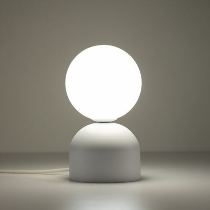 Lampe de table MIKI en verre soufflé pour chambre, salon et table de chevet