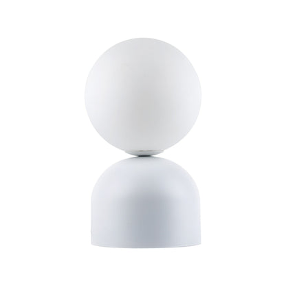 Lampe de table MIKI en verre soufflé pour chambre, salon et table de chevet