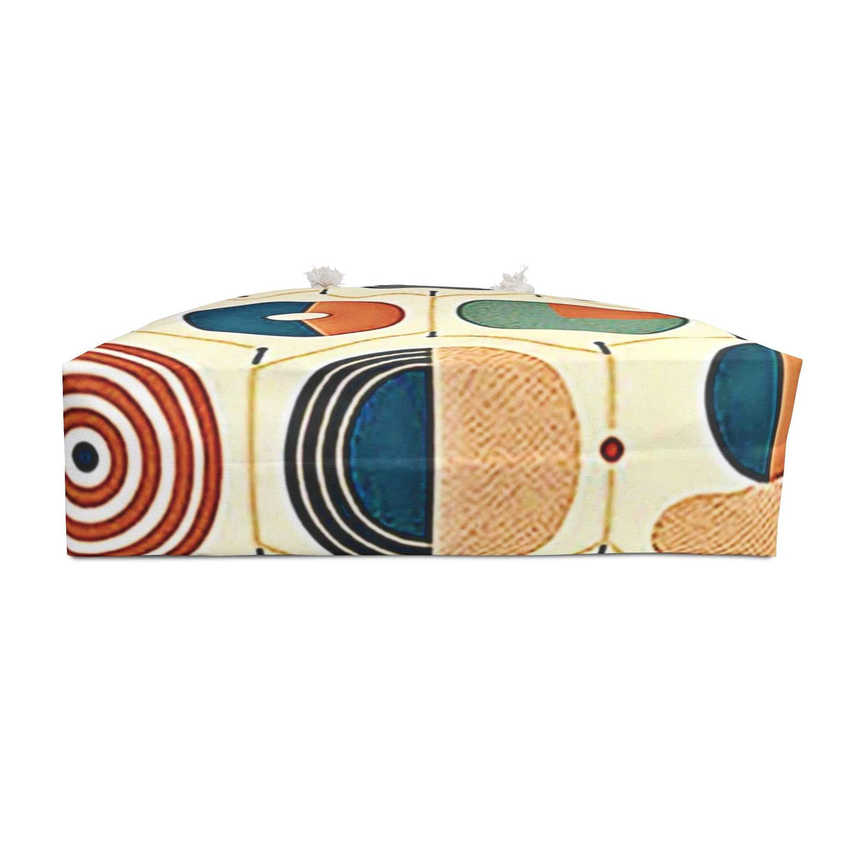 Sac de voyage géométrique cercle du milieu du siècle | Fourre-tout abstrait rétro | Sac fourre-tout pour maman débordée | Voyage essentiels de bébé | Cadeau pour maman