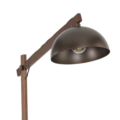 Lampadaire Minimaliste Scandinave Oslo Marron pour Salon, Chambre et Éclairage Intérieur Moderne