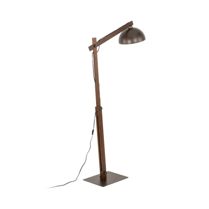 Lampadaire Minimaliste Scandinave Oslo Marron pour Salon, Chambre et Éclairage Intérieur Moderne