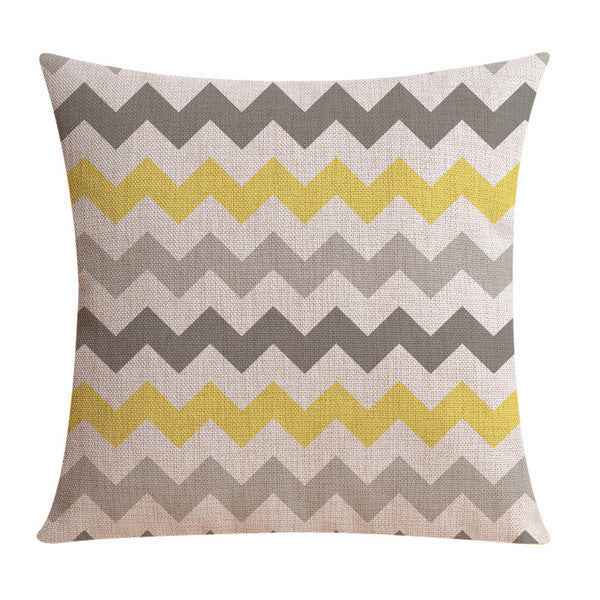 Housse de coussin décorative en lin – taie d'oreiller moderne pour décoration de salon