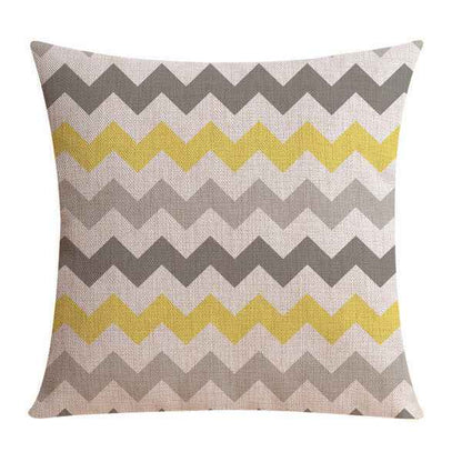 Housse de coussin décorative en lin – taie d'oreiller moderne pour décoration de salon