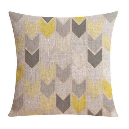 Housse de coussin décorative en lin – taie d'oreiller moderne pour décoration de salon