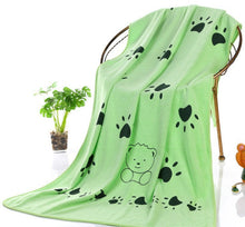 Serviette de bain pour chien ultra-absorbante