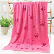 Serviette de bain pour chien ultra-absorbante