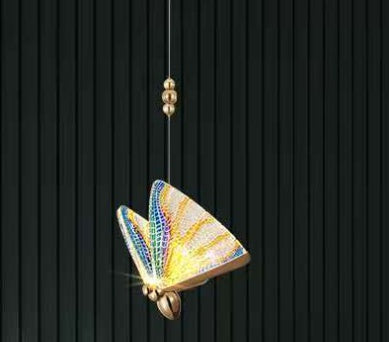Butterfly Chandelier – Modern LED Pendant Light with Acrylic Shade for Living Room, Bedroom & Staircase
