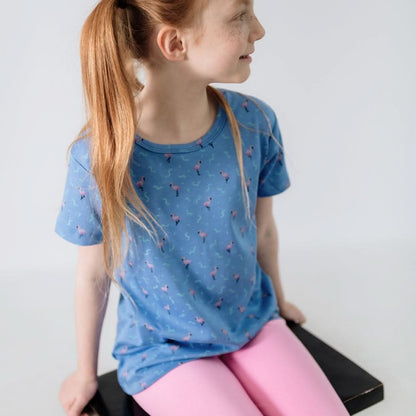 Baby/Kids' Bamboo All-Over Print T-Shirt | Flamingo Fête