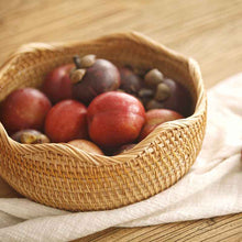 Panier de rangement, panier tressé à la main, panier en bambou tressé, panier en bambou