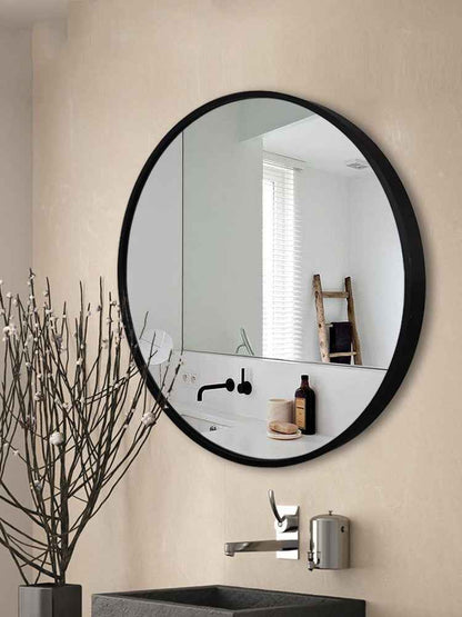 Miroir de salle de bain en alliage d'aluminium pour toilette et meuble-lavabo