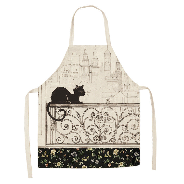 Tablier de chat mignon style dessin animé européen et américain
